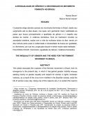 A DESIGUALDADE DE GÊNERO E A NECESSIDADE DO MOVIMENTO FEMINISTA NO BRASIL