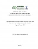 O Crescimento demográfico nas cidades brasileiras como uma perspectiva associada ao aumento da violência