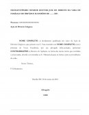 Ação de Divórcio Litigioso