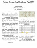 O Contador Síncrono Com Clock Gerado Pelo CI LM555