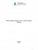 A Massa específica, unitária e % de vazios do Cimento Portland
