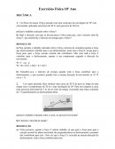 Exercicios de Física - Mecânica