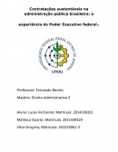 Contratações Sustentáveis na administração pública brasileira: a experiência do Poder Executivo federal