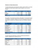 A Estimativa de Gastos Operacionais