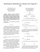 Os Retificadores Monofásicos à Diodo com Cargas R e RL