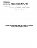 Relatório Química: Calibração de aparelhos volumétricos