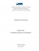 Portfólio: A Importância da Água no Corpo Humano