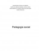 A Pedagogia Social