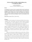 INSTALAÇÕES ELÉTRICAS PROVISÓRIAS EM CANTEIROS DE OBRAS