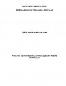A PRÁTICA DO PROFISSIONAL DA PEDAGOGIA NO ÂMBITO HOSPITALAR
