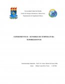 Relatório de Instrumentação - Sensores de Temperatura