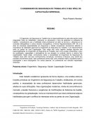 SEGURANÇA DO TRABALHO E O SEU NÍVEL DE CAPACITAÇÃO GERENCIAL