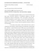 RESENHA DO TEXTO: O Estado de Bem - Estar Social: histórico e tipologias.