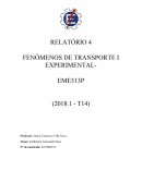 FENÔMENOS DE TRANSPORTE I EXPERIMENTAL