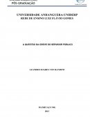 A Questão da greve do Servidor Público