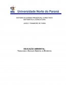 EDUCAÇÃO AMBIENTAL: TRABALHANDO A EDUCAÇÃO AMBIENTAL NA MATEMÁTICA