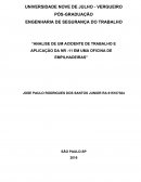 ANÁLISE DE UM ACIDENTE DE TRABALHO E APLICAÇÃO DA NR -11 EM UMA OFICINA DE EMPILHADEIRAS