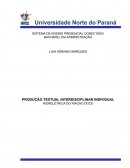 PRODUÇÃO TEXTUAL INTERDISCIPLINAR INDIVIDUAL: HIDRELÉTRICA DO RIACHO DOCE