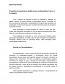 Proposta de Experimento didático para as disciplinas Física I e Português