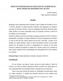 ASPECTOS PROCESSUAIS DA EXECUÇÃO DE ALIMENTOS NO NOVO CÓDIGO DE PROCESSO CIVIL DE 2015