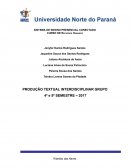 PRODUÇÃO TEXTUAL INTERDISCIPLINAR GRUPO