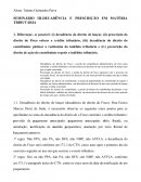 SEMINÁRIO III-DECADÊNCIA E PRESCRIÇÃO EM MATÉRIA TRIBUTÁRIA