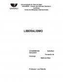 O Liberalismo