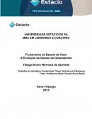 Resenha - A Evolução da Gestão de Desempenho