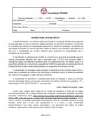 MODELO ROTEIRO PARA LEITURA CRÍTICA