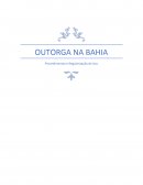 OUTORGA NA BAHIA: Procedimentos e Regularização de Uso