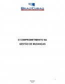 O Comprometimento: Gestão de mudanças