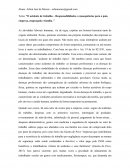 O Acidente de trabalho – Responsabilidades e consequências para o país, empresa, empregado e família