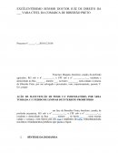 AÇÃO DE MANUTENÇÃO DE POSSE C/C INDENIZATÓRIA POR ÁREA TURBADA C/C PEDIDO DE LIMINAR DE INTERDITO PROIBITÓRIO