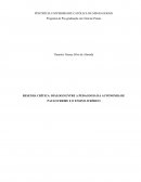 RESENHA CRÍTICA: DIÁLOGO ENTRE A PEDAGOGIA DA AUTONOMIA DE PAULO FREIRE E O ENSINO JURÍDICO