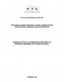 RESENHA CRÍTICA: OS PRINCÍPIOS E MÉTODOS DA MODERNA HERMENÊUTICA CONSTITUCIONAL