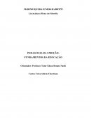 PEDAGOGIA DA EMOÇÃO: Fundamentos da Educação