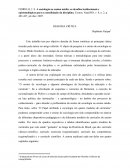 A Sociologia no ensino médio: Os desafios institucionais e epistemológicos para a consolidação da disciplina