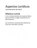 Aspectos Jurídicos Licenciamento de obras