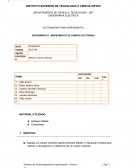 EXPERIMENTO I - MAPEAMENTO DE CAMPOS VECTORIAIS