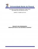 PROJETO DE INTERVENÇÃO: ORIENTAÇÃO SOCIAL AOS USUÁRIOS DA ABRAPEC