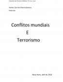 Conflitos mundiais E Terrorismo