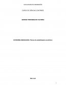 ECONOMIA BRASILEIRA: Planos de estabilização econômica