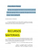 RECURSOS MATERIAIS E PATRIMONIAIS