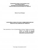 A INFLUÊNCIA LEGISLATIVA PARA A REIMPLEMENTAÇÃO DO IDOSO NO ATUAL MERCADO DE TRABALHO