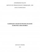 ELABORAÇÃO E ANÁLISE DE PROJETOS, BALANCED SCORECARD E VISÃO SISTÊMICA