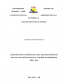 CRESCIMENTO ECONÔMICO DE CARACARAÍ, RORAINÓPOLIS, SÃO LUIS, SÃO JOÃO DA BALIZA E CAROEBE NO PERÍODO DE 2000 A 2010
