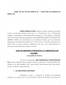 MODELO DE PETIÇÃO DE DE RESCISÃO CONTRATUAL C/C RESTIUIÇÃO DE VALORES