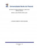 A Violência domestica contra mulheres