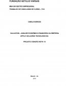 VALUATION – ANÁLISE ECONÔMICO-FINANCEIRA DA EMPRESA APPLIC SOLUÇÕES TECNOLÓGICAS: PROJETO CIDADÃO NOTA 10