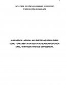 GINÁSTICA LABORAL NAS EMPRESAS BRASILEIRAS COMO FERRAMENTA NA BUSCA DE QUALIDADE DE VIDA E MELHOR PRODUTIVIDADE EMPRESARIAL